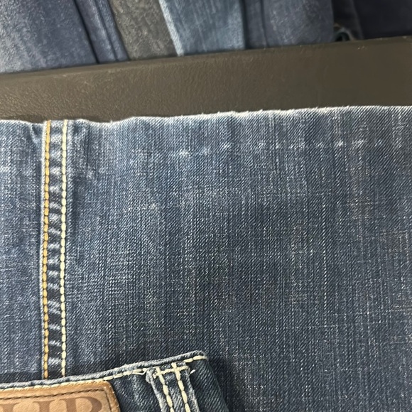 448.  Women's Blue Boot Cut Jeans- altered length - Picture 3 of 11